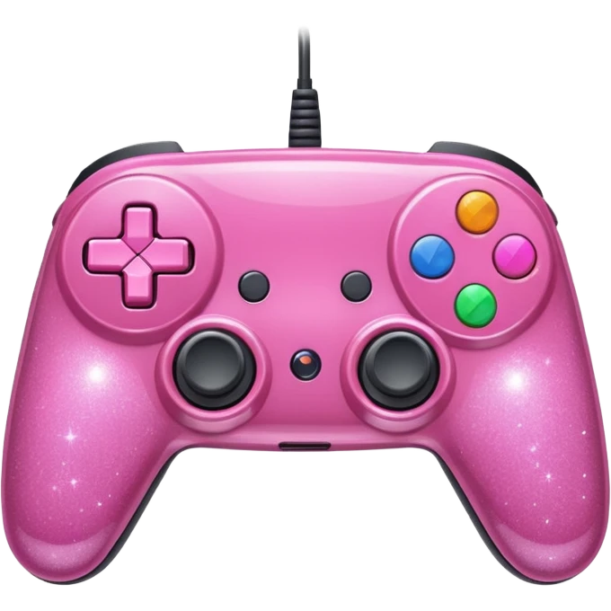 glitter pink control game emoji