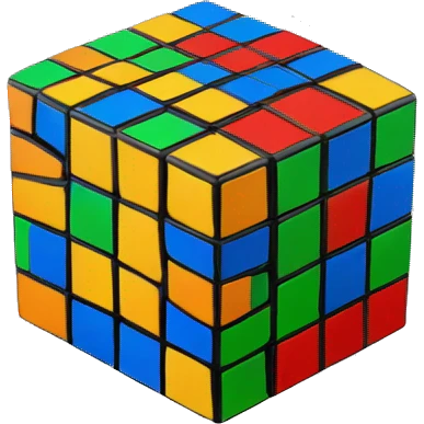 Rubik's cube emoji