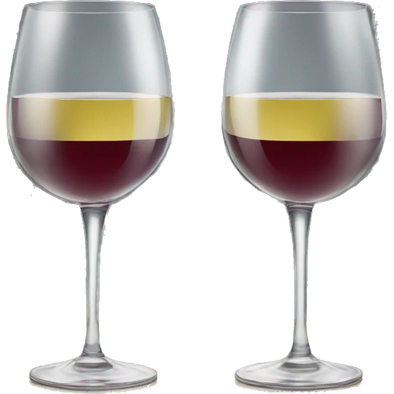 two wine glasses  emoji
