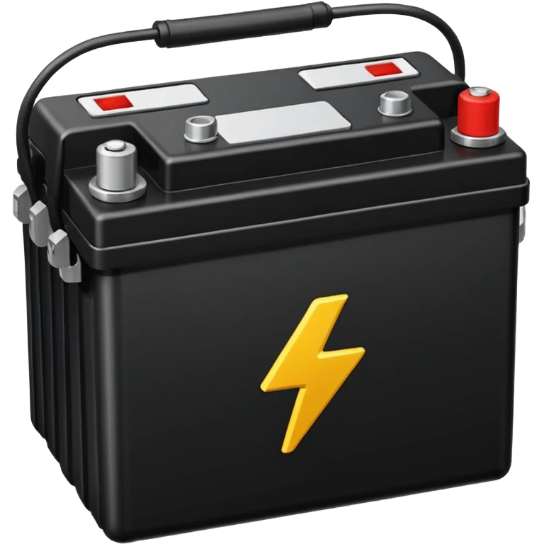 car battery emoji
