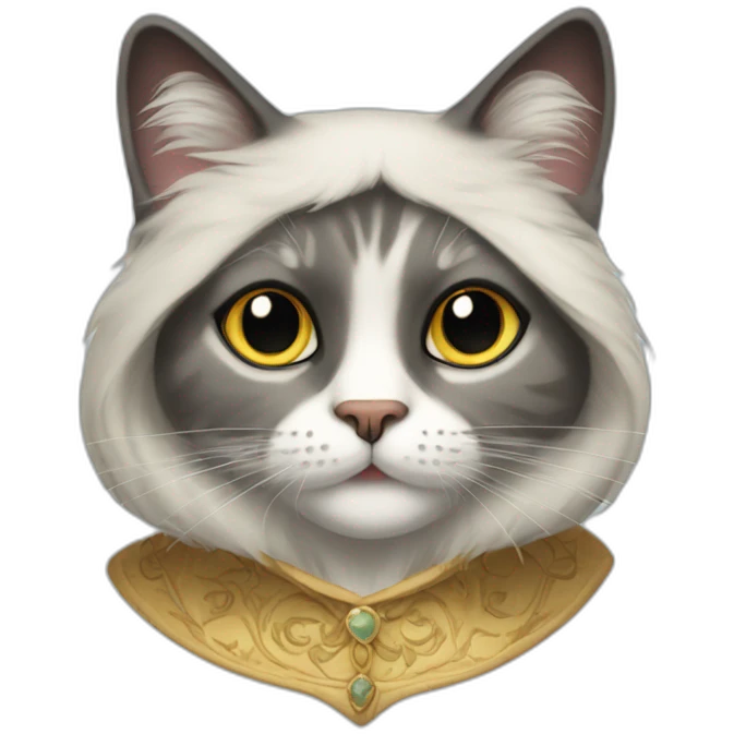 neva masquarade cat emoji