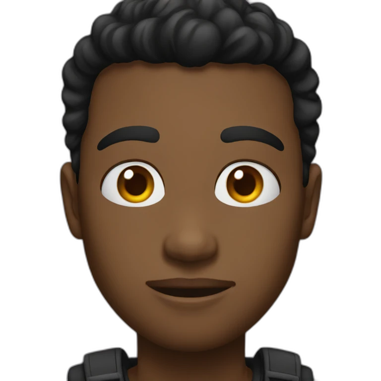 Black m emoji