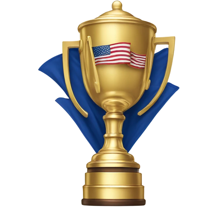 The ryder cup trophy emoji