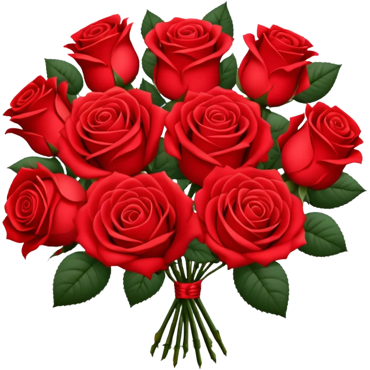Bouquet of roses with Dior patterned paper emoji