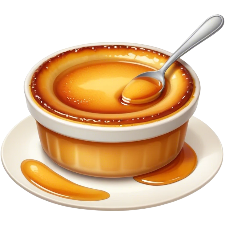 Creme brulee emoji