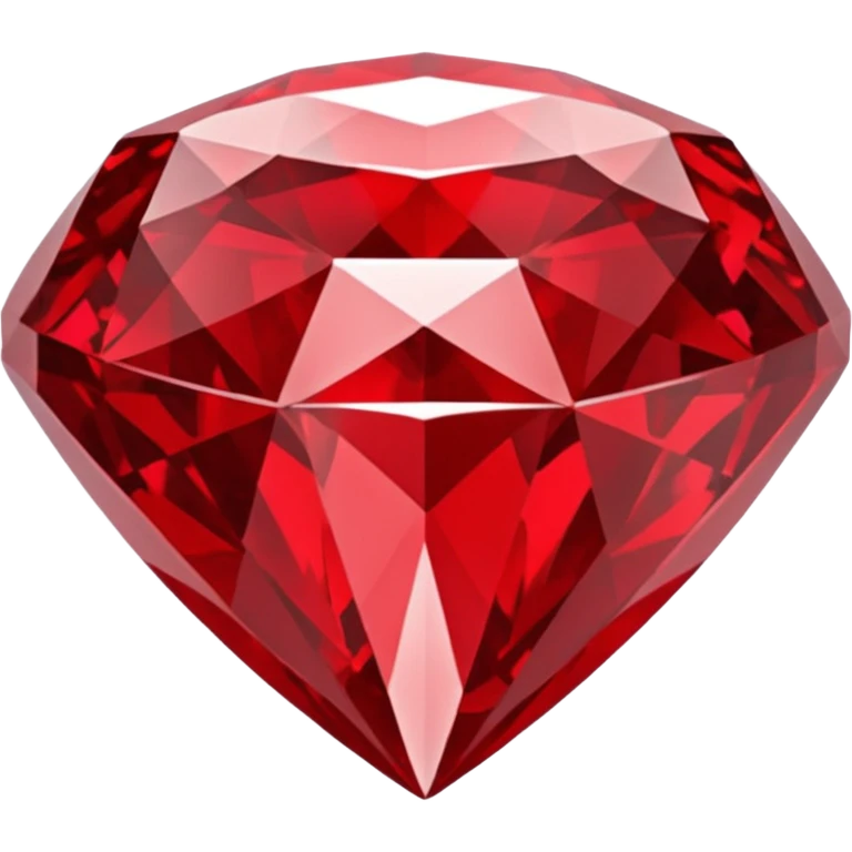 Diamond in red color emoji
