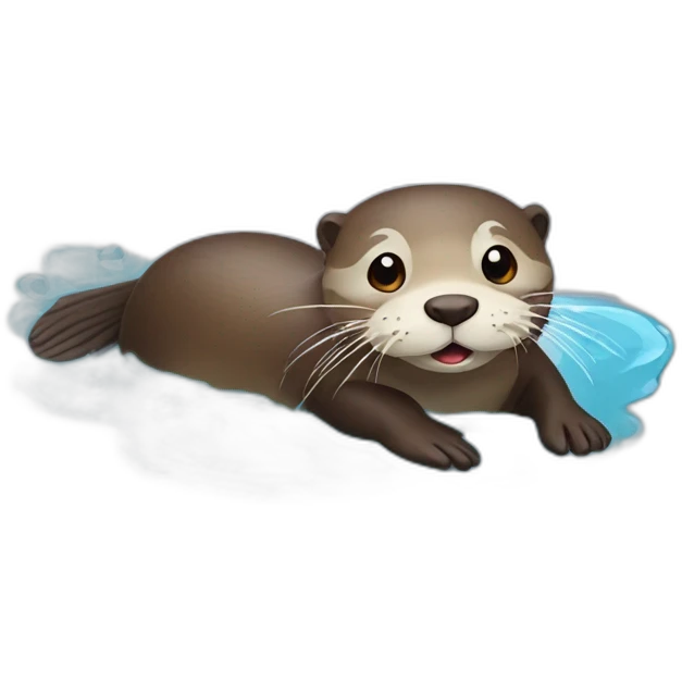 otter in water emoji