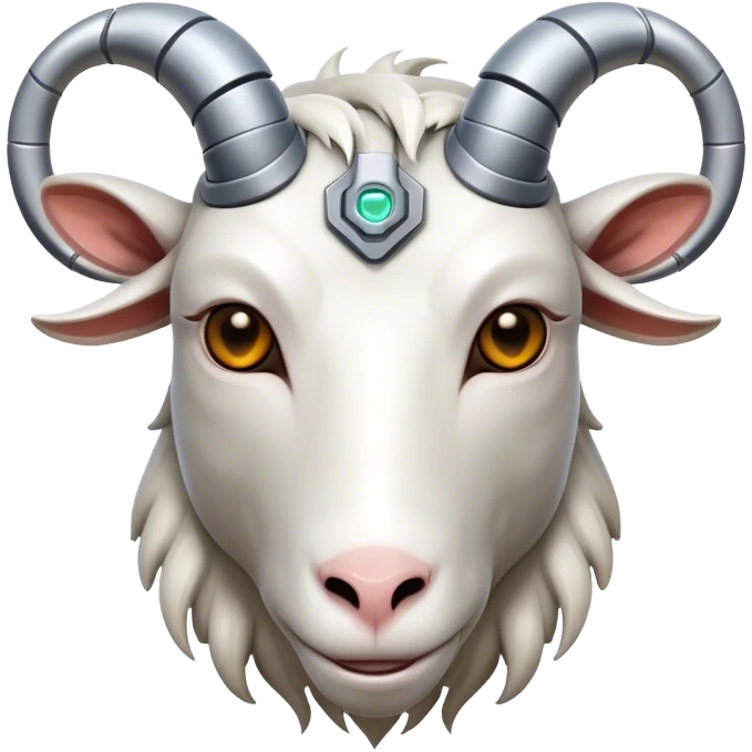 Cyborg Goat  emoji