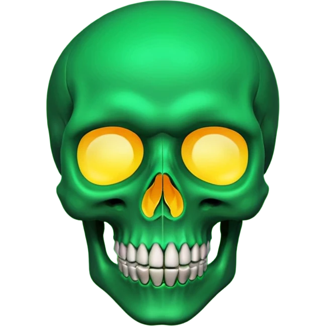 skull emoji use in whatsapp or instagram with green screen  emoji