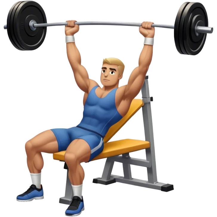 bench press on a flat bench emoji