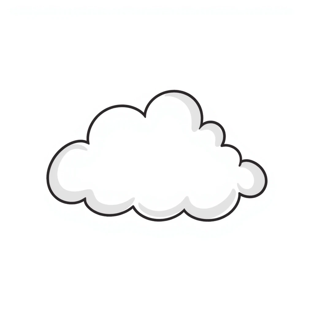white musk cloud, soft and ethereal emoji