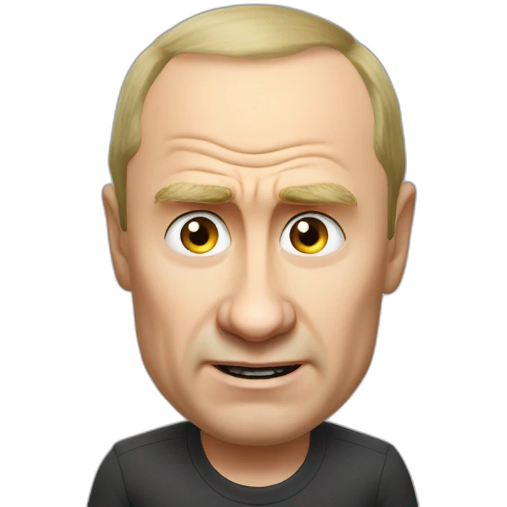 angry Putin gritted his teeth emoji
