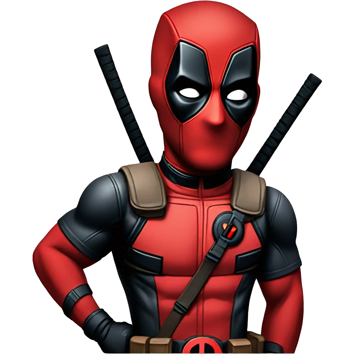 deadpool smiling  emoji