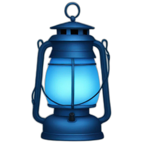 lantern blue emoji