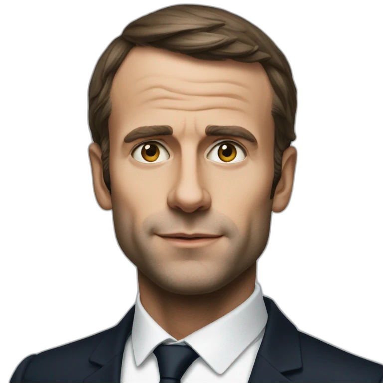 Macron nue emoji