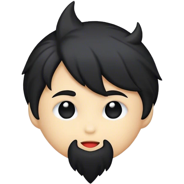 Powerpoof black in love  emoji