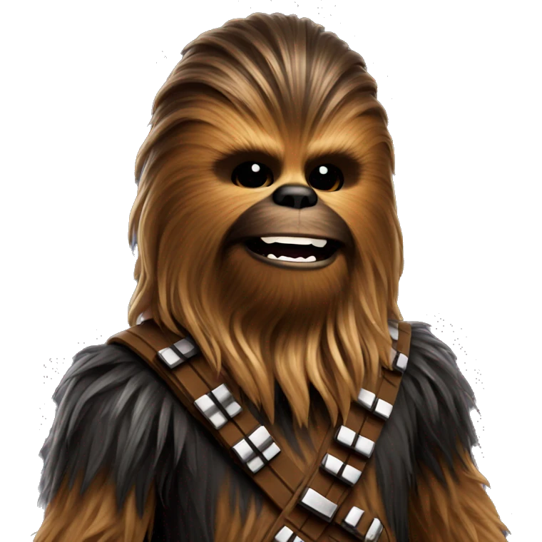 Chewbacca feliz emoji