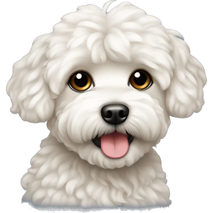 Maltipoo dog emoji