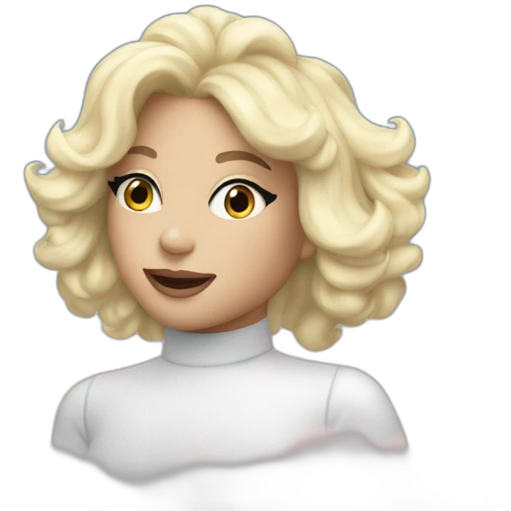 Laidy gaga in sky emoji
