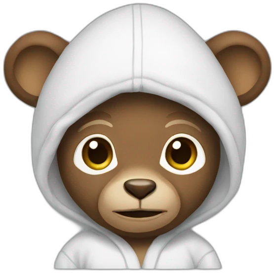 Un singe en pyjama emoji