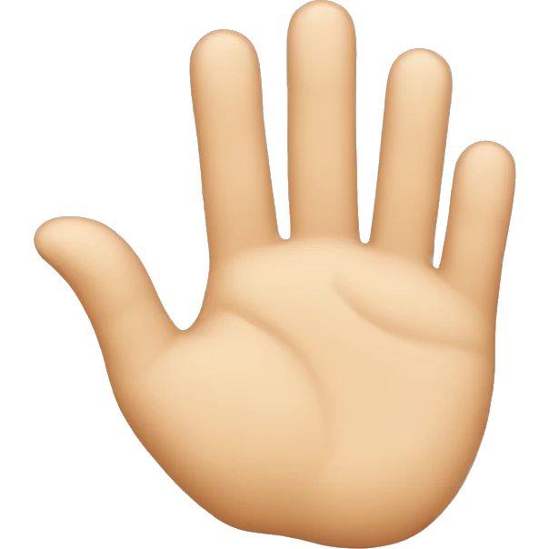 Cœur avec la main  emoji
