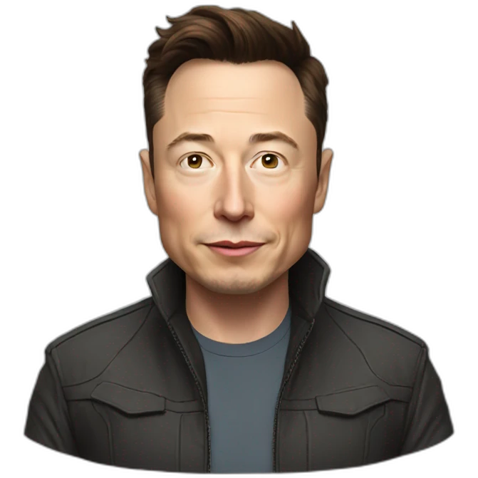 Realistic Elon Musk emoji