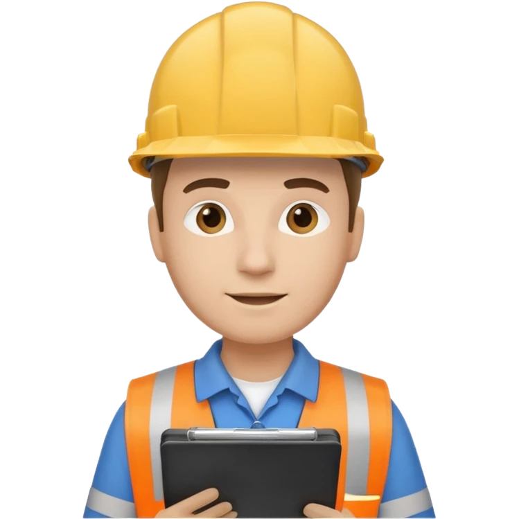 engineer with clipboard emoji