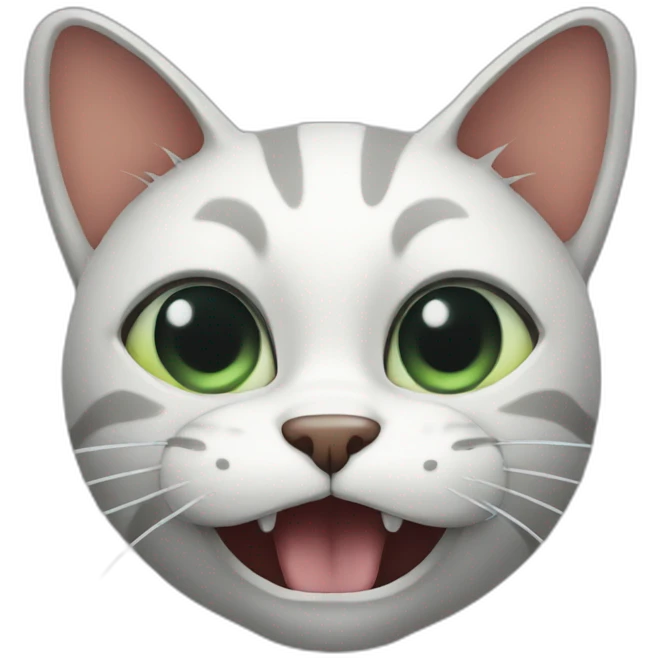 The evil cat emoji