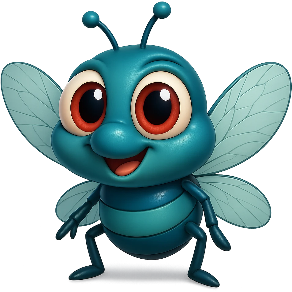 can you mix these two images, make it 3d cartoony and cute. trasparent background emoji