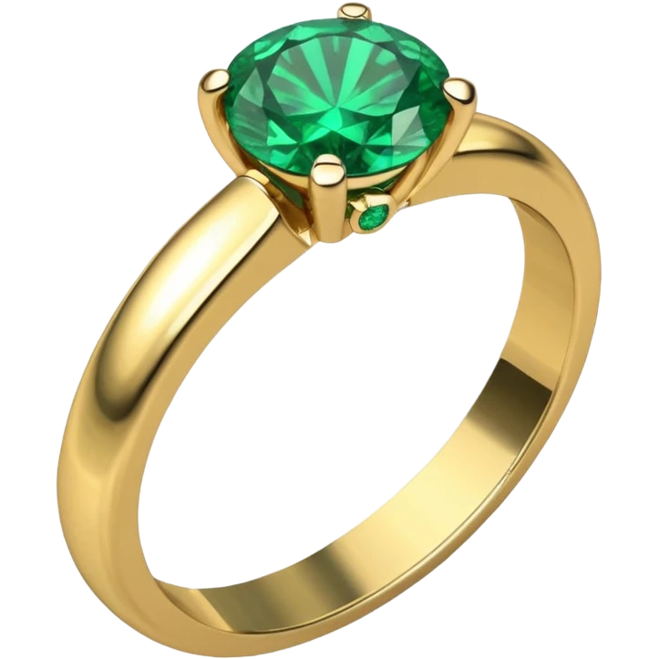 glitter esmerald married ring emoji