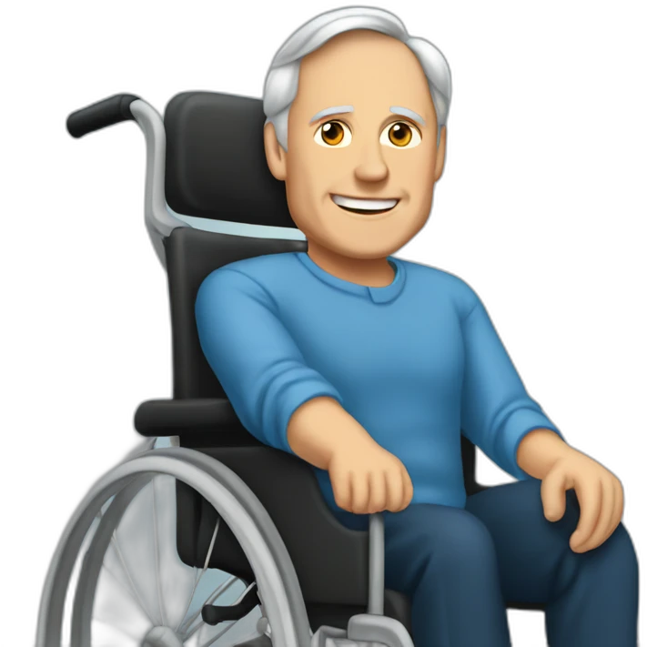 Greg Abbott In his wheelchair emoji