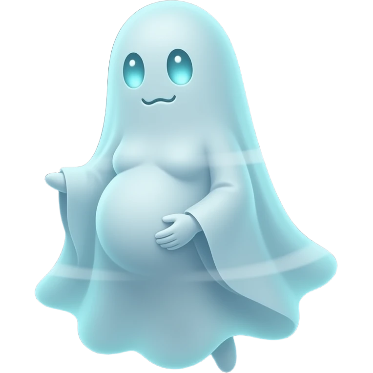 Criar imagem dos Muje ek koi bhi tendência desenho animado ka avtaar me fantasma jesa bana do grávida emoji