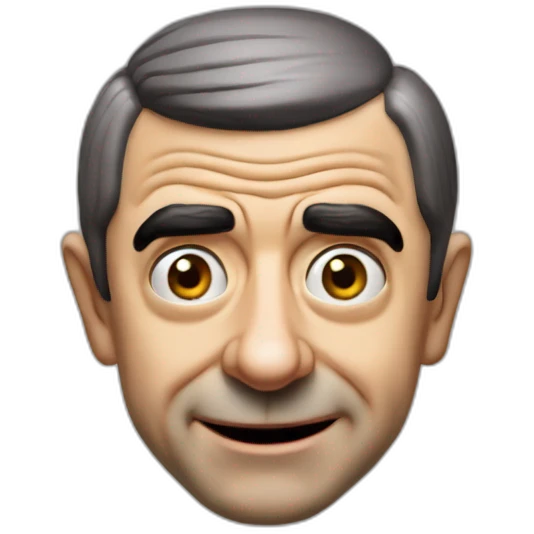 mr bean dedo medio levantado emoji