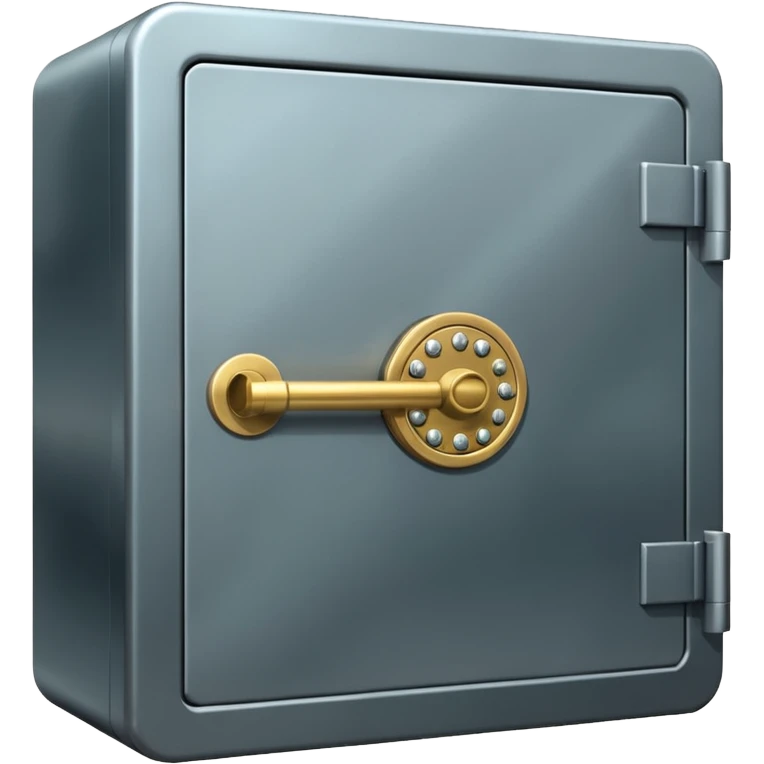 Locked bank vault emoji