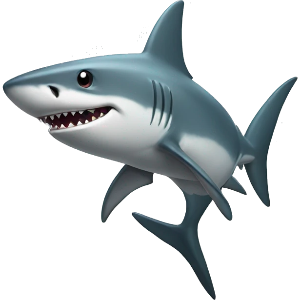 Shark with a trident  emoji
