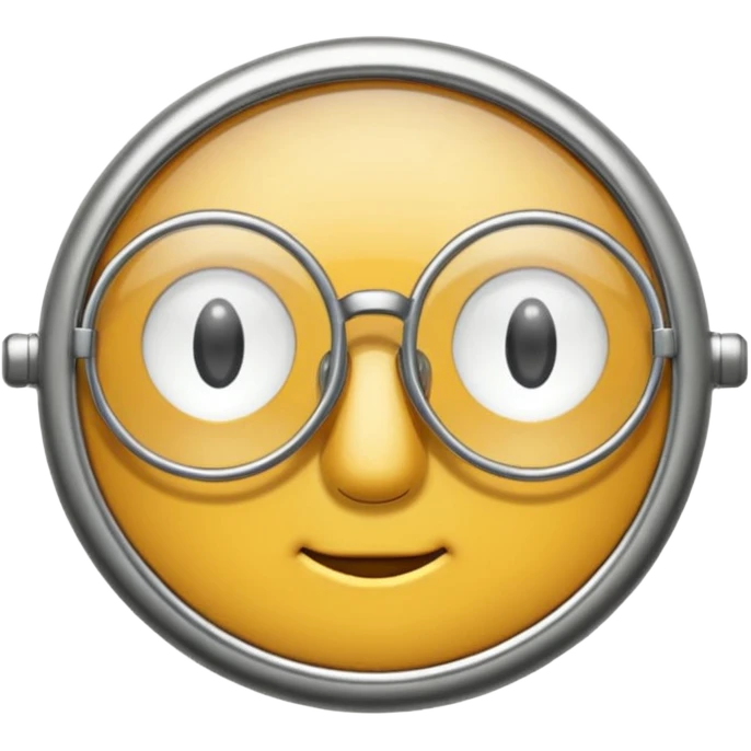 Monocle glasses emoji
