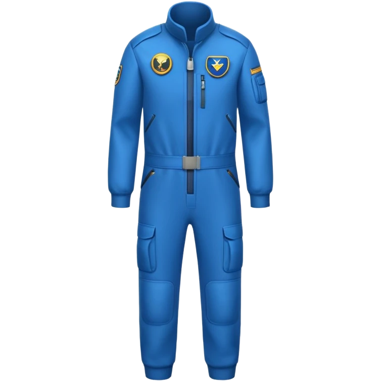 Blue flight suit emoji