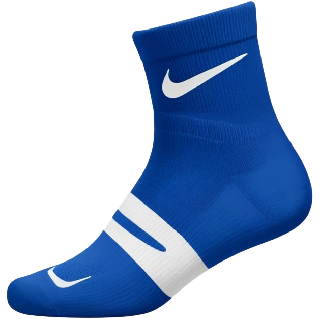 nike original cotton total white sock emoji