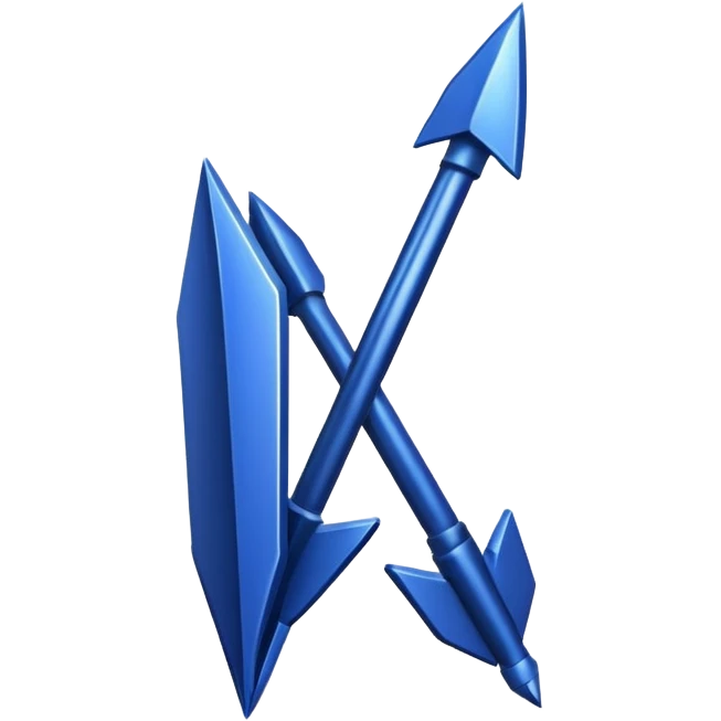 Arrow navy emoji