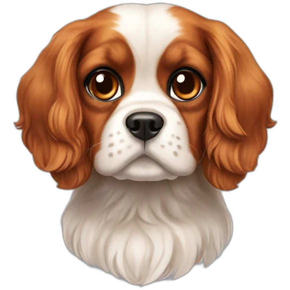 chien cavalier king charle emoji