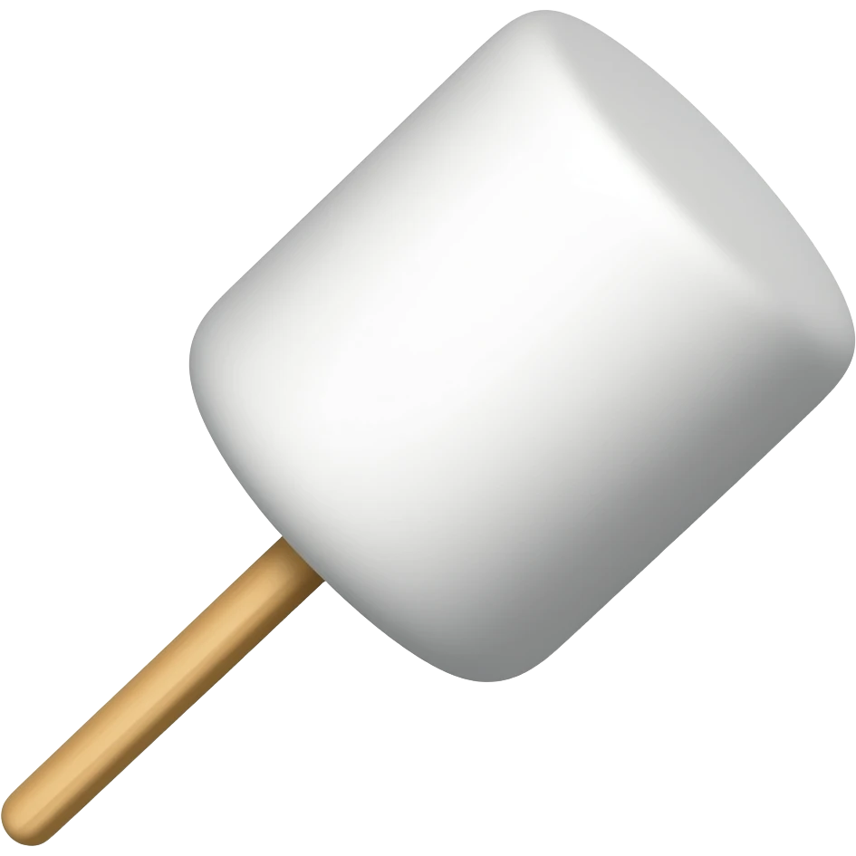 Marshmallows on a stick emoji