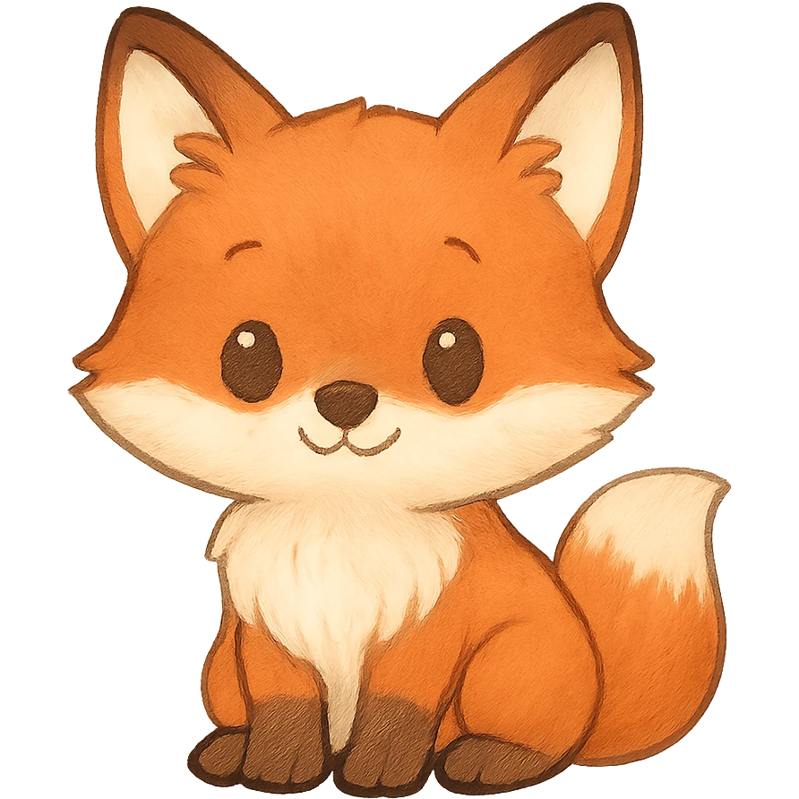 cute fox emoji