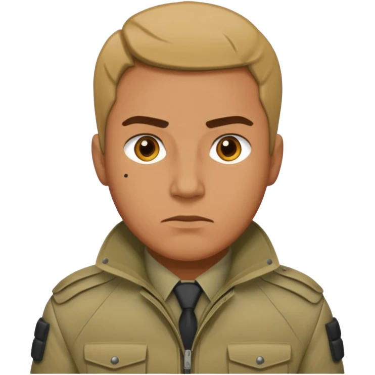 man wearing bullet proof jacket emoji