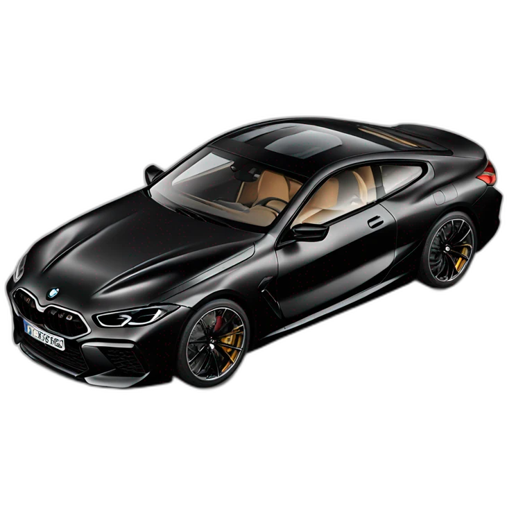 Bmw m8 competition noir emoji