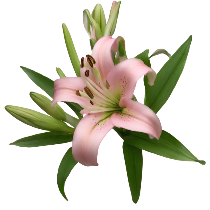 light pink lilium emoji