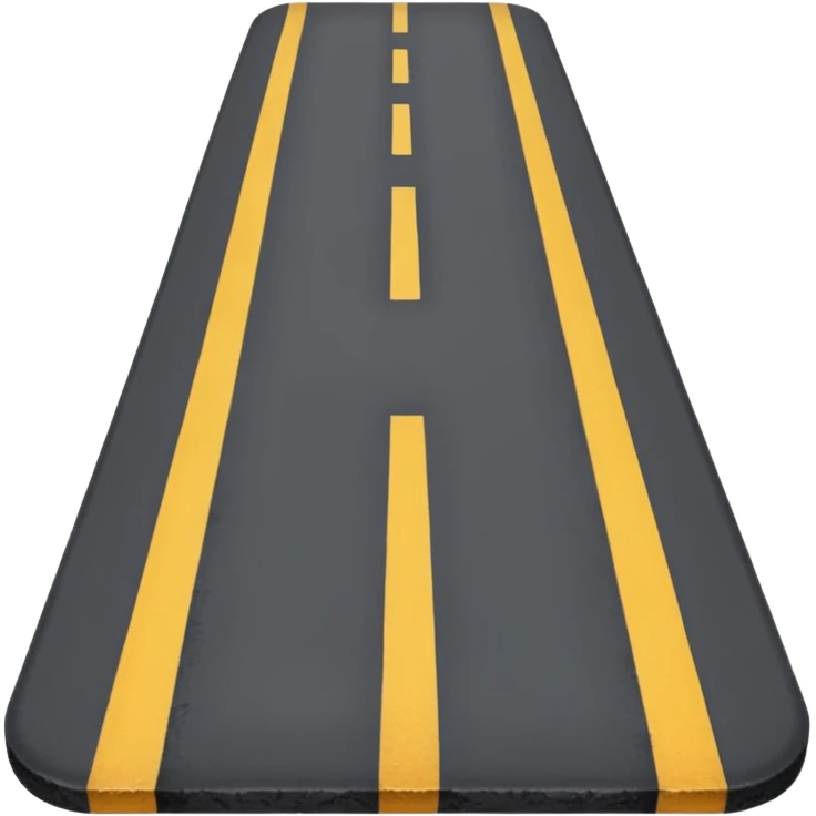 CARRETERA sin cuadro con vista de lado izquierdo  emoji