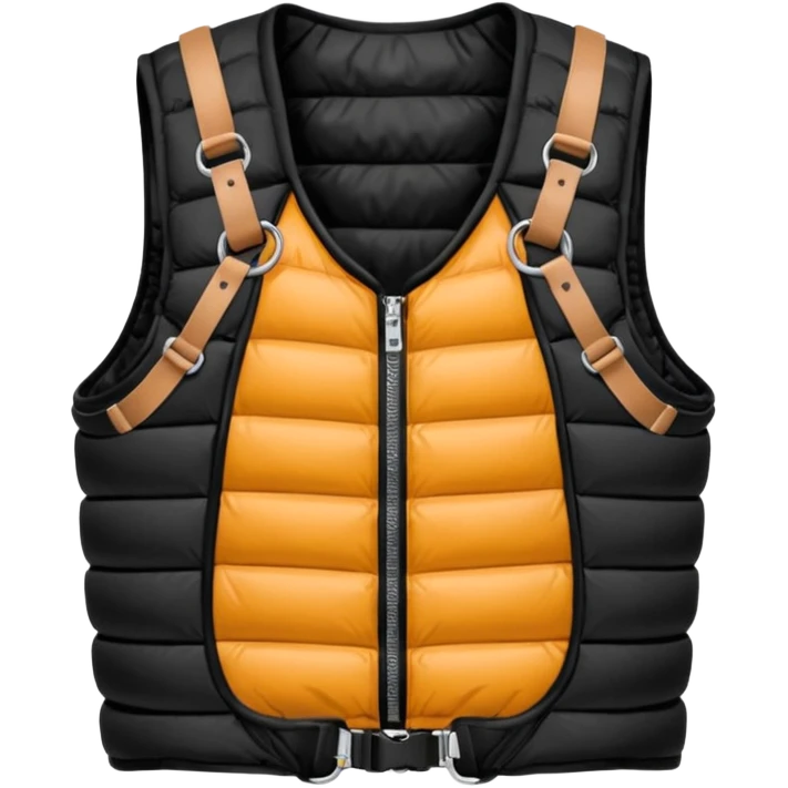 down jacket bondage emoji
