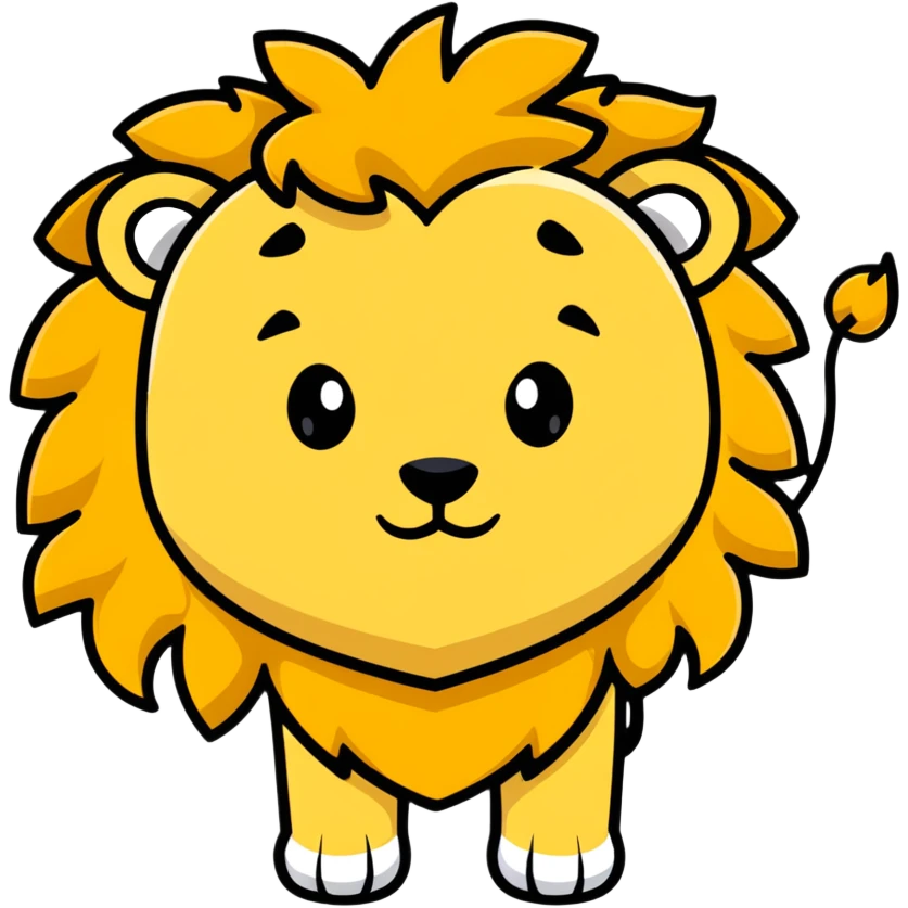 lion face with golden mane emoji