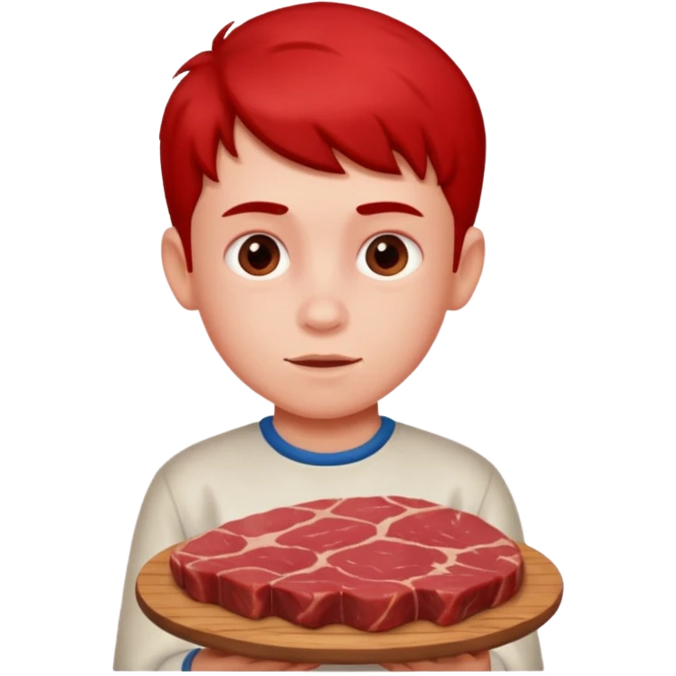 Boy on meat  emoji