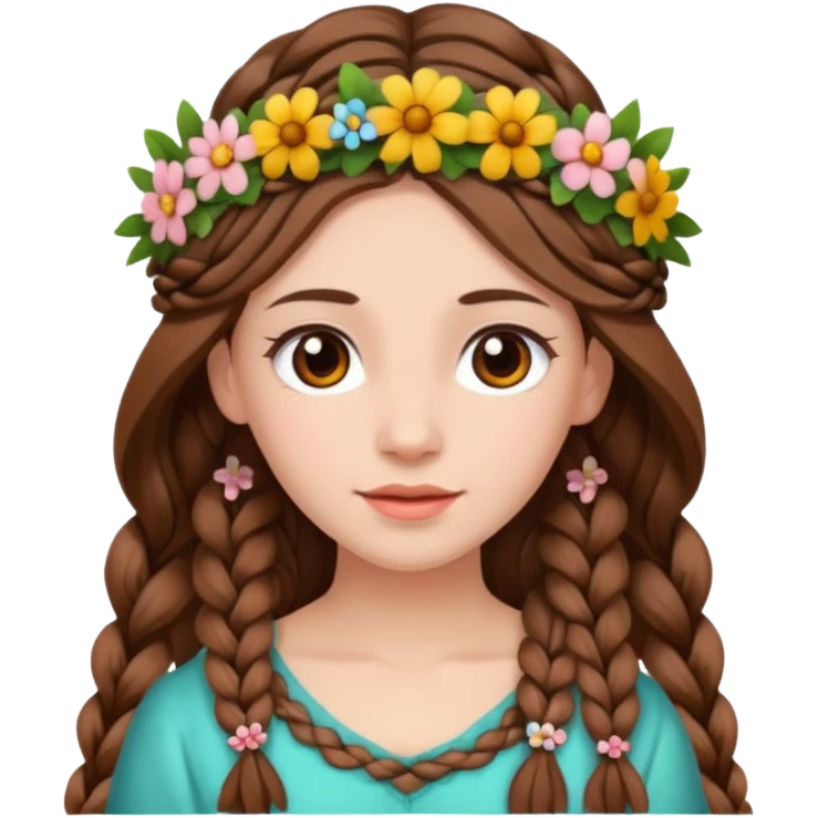 and, haired, braided, emoji